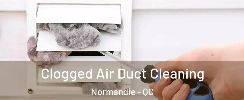  Clogged Air Duct Cleaning Normandie - QC