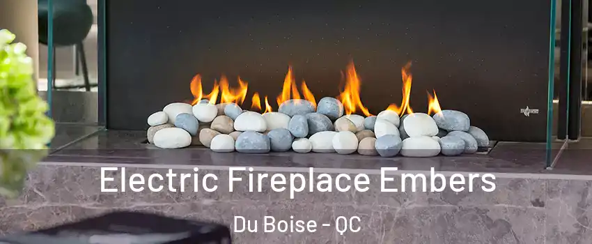  Electric Fireplace Embers Du Boise - QC
