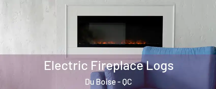  Electric Fireplace Logs Du Boise - QC
