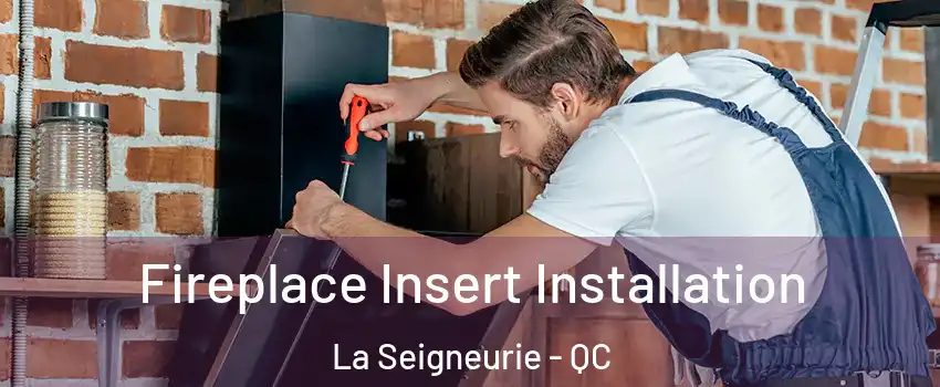  Fireplace Insert Installation La Seigneurie - QC