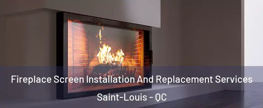 Fireplace Screen Installation And Replacement Services Saint-Louis - QC