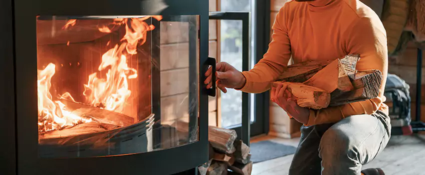 Residential Fireplace Ceramic Glass Installation in Boucherville, QC