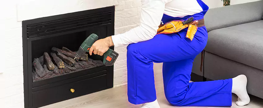 B-Vent Gas Fireplace Installation in Boucherville, QC