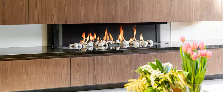 Outdoor Modern Fireplace Renovation Services in Boucherville, QC