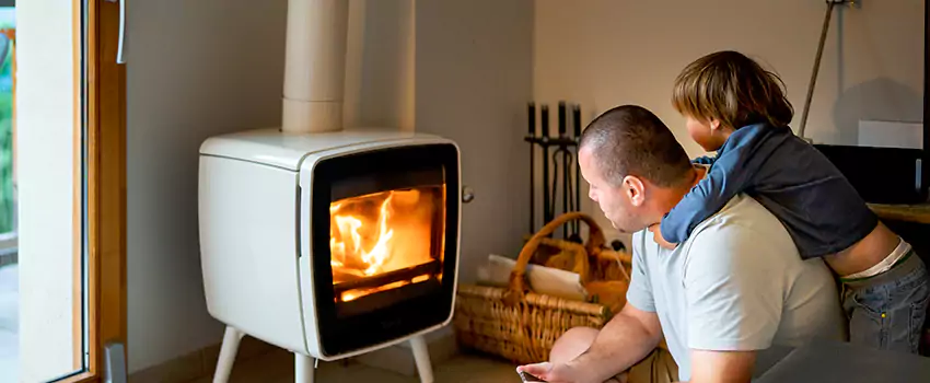 Morso Cast Iron Fireplace Insert Installation in Boucherville, QC