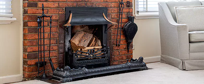 Vintage-style Fireplace Redesign in Boucherville, Quebec