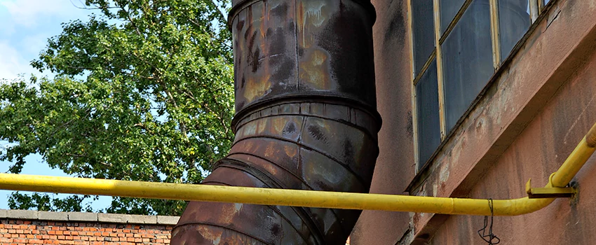 Lightning Protection Installation System for Industrial Chimneys in Boucherville, Quebec