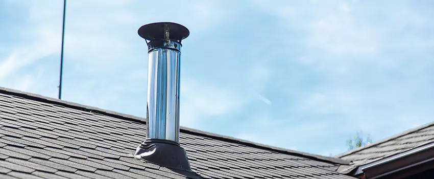 Outdoor Metal Chimney Installation in Boucherville, Quebec