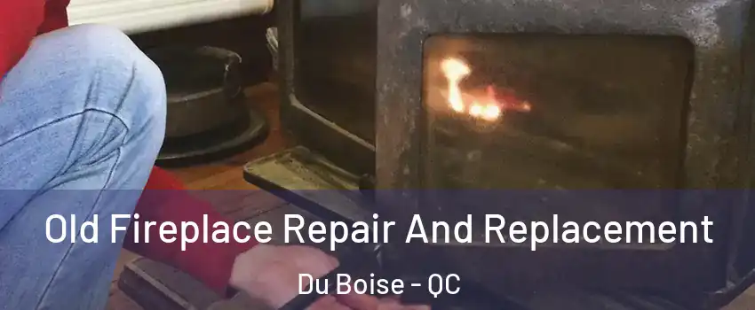  Old Fireplace Repair And Replacement Du Boise - QC