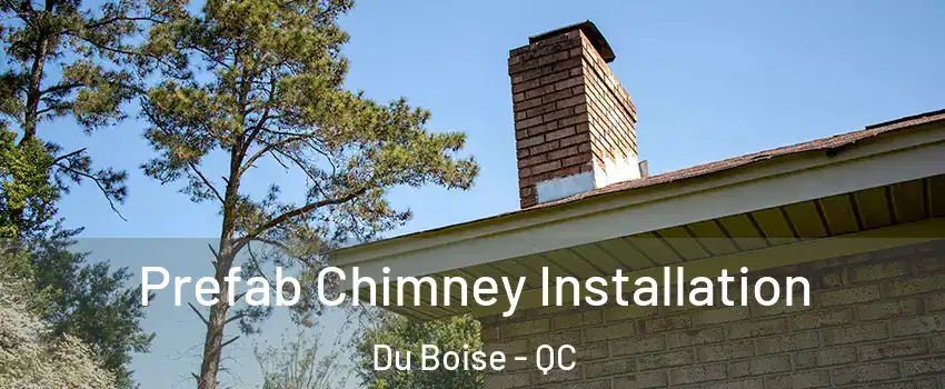 Prefab Chimney Installation Du Boise - QC